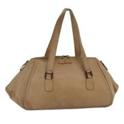 Chanel Vintage Pre-owned Laeder handvskor Beige, Dam