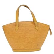 Louis Vuitton Vintage Pre-owned Laeder handvskor Yellow, Dam