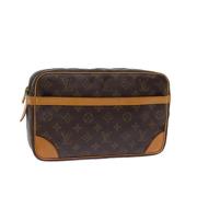 Louis Vuitton Vintage Pre-owned Canvas louis-vuitton-vskor Brown, Dam