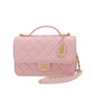 Chanel Vintage Pre-owned Laeder chanel-vskor Pink, Dam