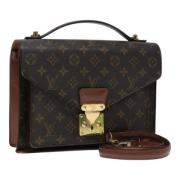 Louis Vuitton Vintage Pre-owned Canvas louis-vuitton-vskor Brown, Dam