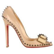 Christian Louboutin Pre-owned Pre-owned Laeder klackskor Beige, Dam