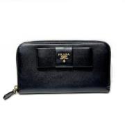 Prada Vintage Pre-owned Laeder plnbcker Black, Dam