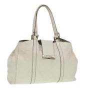 Gucci Vintage Pre-owned Canvas handvskor White, Dam