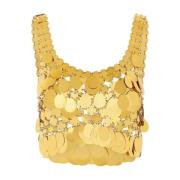 Paco Rabanne Guld Top Stil Haut Yellow, Dam