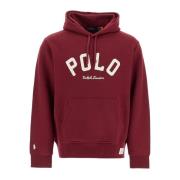 Polo Ralph Lauren Broderad Logotyp Huvtröja Red, Herr