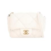 Chanel Vintage Pre-owned Laeder chanel-vskor White, Dam