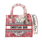 Dior Vintage Pre-owned Canvas dior-vskor Red, Dam