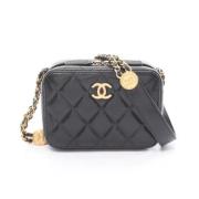 Chanel Vintage Pre-owned Laeder chanel-vskor Black, Dam