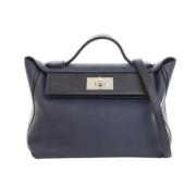 Hermès Vintage Pre-owned Laeder handvskor Blue, Dam