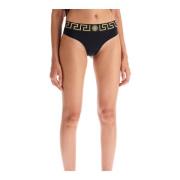 Versace Grekisk Gräns Bikini Botten Black, Dam