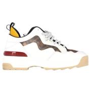 Fendi Vintage Pre-owned Laeder sneakers White, Dam