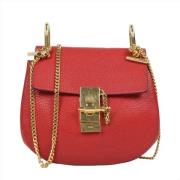 Chloé Pre-owned Pre-owned Laeder handvskor Red, Dam