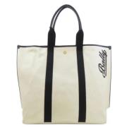 Bally Pre-owned Pre-owned Canvas handvskor White, Dam