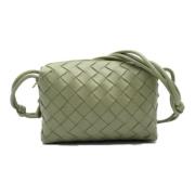 Bottega Veneta Vintage Pre-owned Laeder axelremsvskor Green, Dam