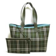 Burberry Vintage Pre-owned Bomull handvskor Green, Dam