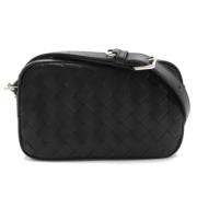 Bottega Veneta Vintage Pre-owned Laeder axelremsvskor Black, Dam