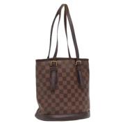 Louis Vuitton Vintage Pre-owned Canvas axelremsvskor Brown, Dam