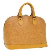 Louis Vuitton Vintage Pre-owned Laeder handvskor Yellow, Dam