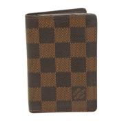 Louis Vuitton Vintage Pre-owned Belagd canvas plnbcker Brown, Dam