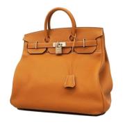 Hermès Vintage Pre-owned Laeder handvskor Beige, Dam