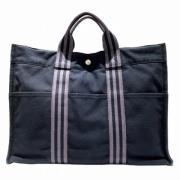 Hermès Vintage Pre-owned Canvas handvskor Black, Dam