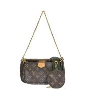 Louis Vuitton Vintage Pre-owned Tyg louis-vuitton-vskor Brown, Dam