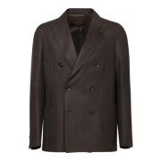 Lardini Brun Blazer för Män Brown, Herr