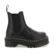 Dr. Martens Quad Chelsea Boots med ikonisk sömn Black, Dam