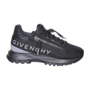 Givenchy Svarta Sneakers med 4G Dragsko Black, Herr