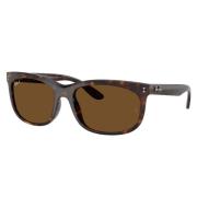 Ray-Ban Polariserade solglasögon med Havana Brown Frame Brown, Unisex