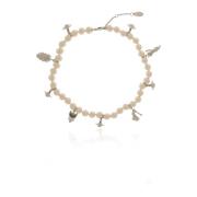 Vivienne Westwood Pärlhalsband Beige, Dam