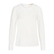 RUE de Femme Romantisk Feminin Lucy Blus Off White White, Dam