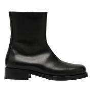 Our Legacy Låg Boot Stiliga Läderskor Black, Herr