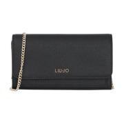 Liu Jo Logo Pochette Plånböcker Korthållare Black, Dam