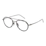 Thom Browne Ljusgrå Aviator Optiska Glasögon Gray, Unisex