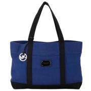 Michael Kors Pre-owned Pre-owned Canvas handvskor Blue, Dam