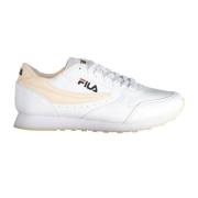 Fila Sportiga Snörskor Vit Kontrastdetaljer White, Dam