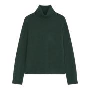 Marc O'Polo Turtleneck tröja lös Green, Dam