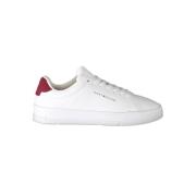 Tommy Hilfiger Vit Polyester Sneaker White, Herr