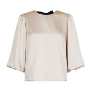 Neo Noir Satinblus Beige, Dam