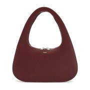 Coperni Swipe Baguette Läderhandväska Red, Dam