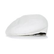 Kangol Vit Bermuda Hat Flat Cap White, Herr