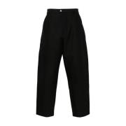 Kenzo Tapered Workwear Pant Black, Herr