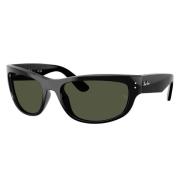 Ray-Ban Mega Balorama Solglasögon Svart Grön Black, Unisex