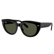 Ray-Ban Svart Ram Gröna G-15 Linser Solglasögon Black, Dam