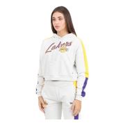 New Era Grå NBA Colour Block Hoodie LA Lakers Gray, Dam