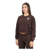 New Era Brun MLB League Essential Detroit Tigers Crop Sweater Brown, D...