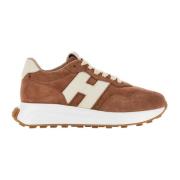 Hogan Bruna Sneakers för Män Brown, Dam