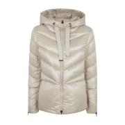 Herno Chantilly Nylon Dunjacka Cape Beige, Dam